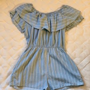 Stripped romper